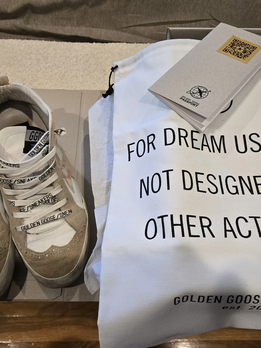 Golden Goose Mid Star Classic Beige Suede High-Top Sneakers